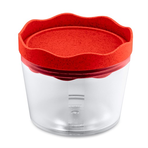 Банка для сыпучих продуктов prince, organic, 300 мл, красная - фото 325754