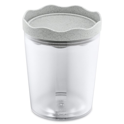 Банка для сыпучих продуктов prince, organic, 750 мл, серая - фото 325756