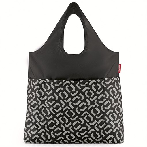 Сумка складная mini maxi shopper plus signature black - фото 326100