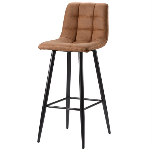 Стул барный chilli, экокожа, коричневый - фото 326500