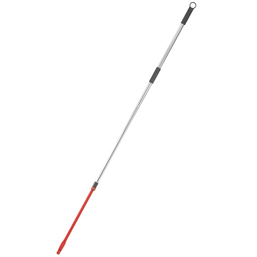 Ручка для швабры телескопическая 160 см с гибкой штангой 40 см - фото 326602