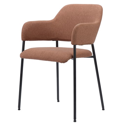 Кресло wendy, рогожка, терракота - фото 326878