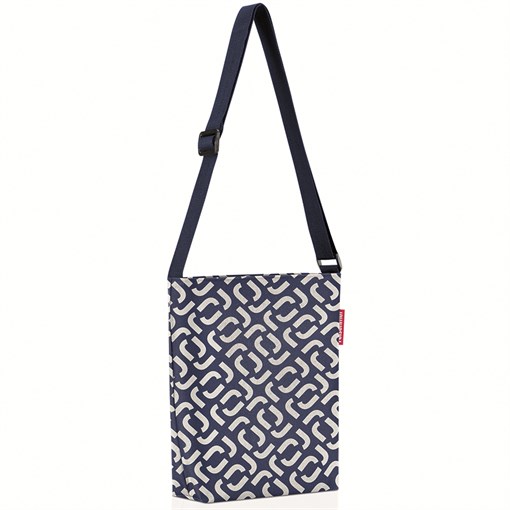 Сумка shoulderbag s signature navy - фото 327257