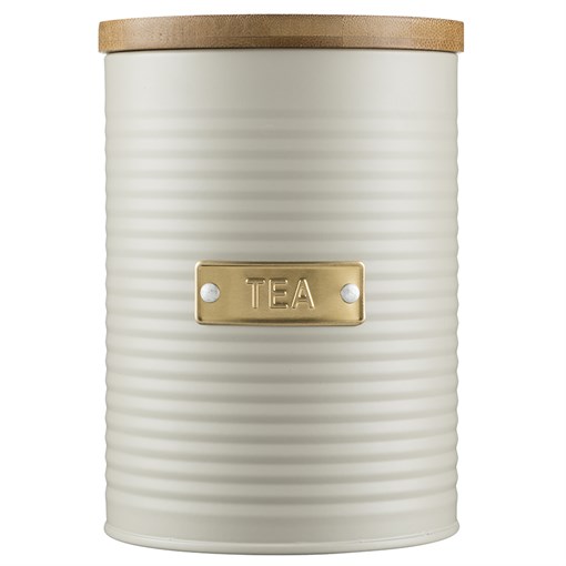 Емкость для хранения чая otto кремовая 1,4 л - фото 327685