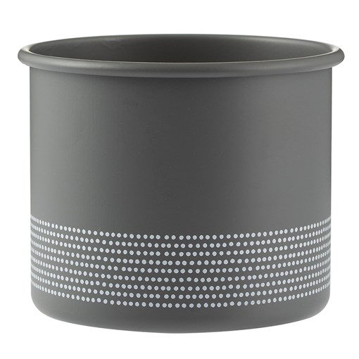 Горшок monochrome 700 мл серый - фото 327774