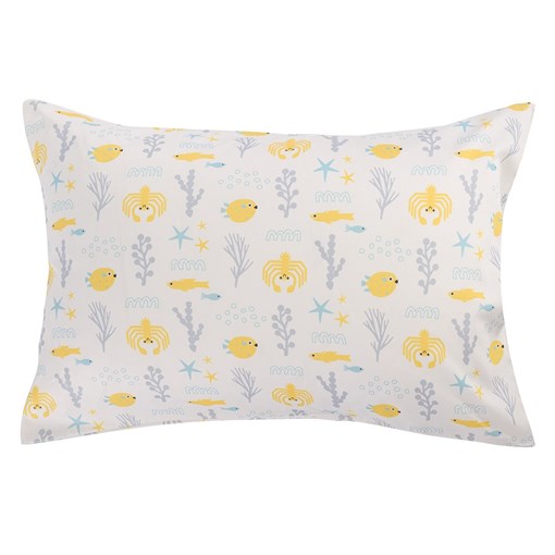 Наволочка из сатина с принтом oceania world из коллекции tiny world, 50х70 см - фото 327826