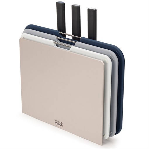 Набор разделочных досок с ножами nest plus silver - фото 328316