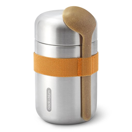 Термос для еды food flask b, 400 мл, оранжевый - фото 328746