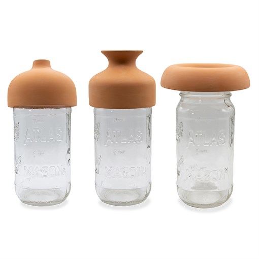 Набор насадок для ваз 3 шт, глина - фото 328907