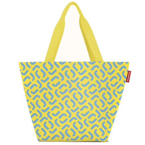 Сумка shopper m signature lemon - фото 329170