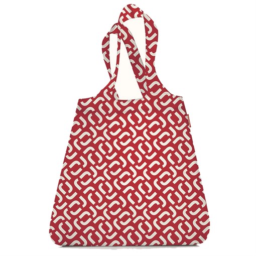 Сумка складная mini maxi shopper signature red - фото 329176