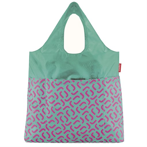 Сумка складная mini maxi shopper plus signature spectra green - фото 329202