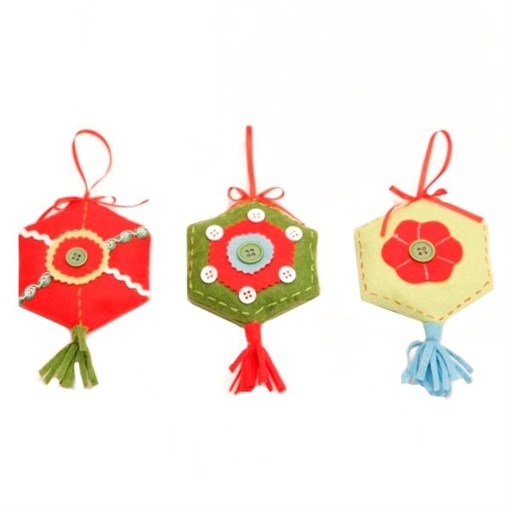 Украшение новогоднее "Пуговка", H10 см, 3в. - фото 329251