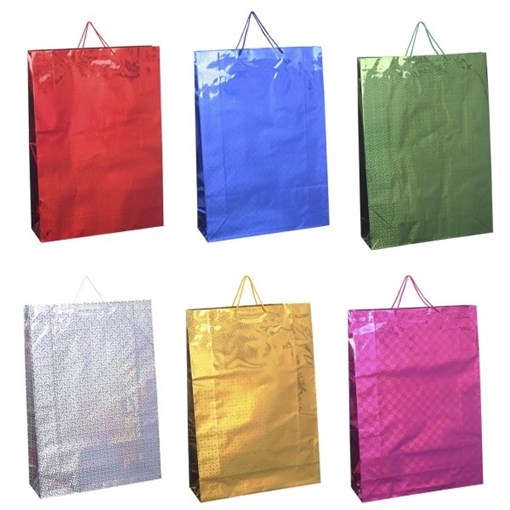 Пакет подарочный(бумага, плотность 128г/м2, блок из 12-и шт.), L49 W16 H69 см, 6в - фото 329336