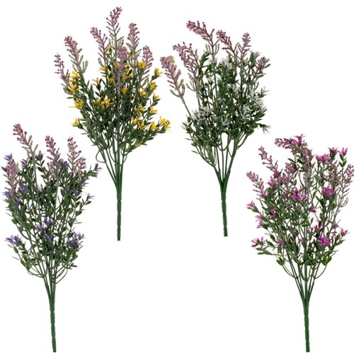 Цветок искусственный "Дербенник", L10 W10 H38 см, 4в. - фото 329379