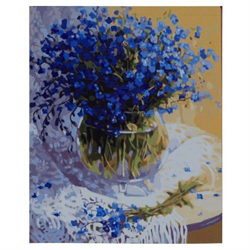 Набор для творчества (краски, кисточка, трафарет), L30 W2,5 H40 см - фото 329425