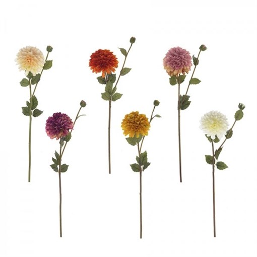 Цветок искусственный "Георгина", H66 см, 6в. - фото 329445