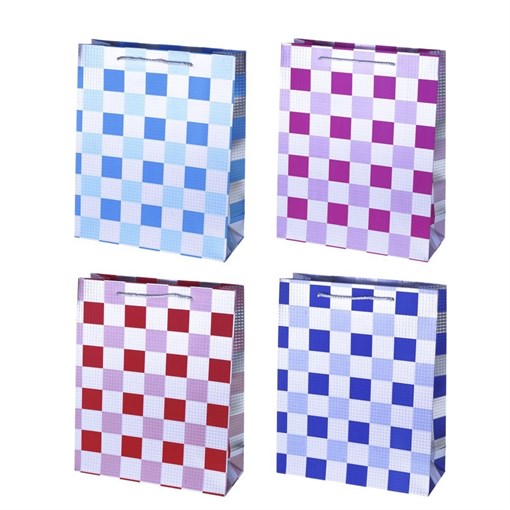 Пакет подарочный, L26 W10 H32 см, 4в. - фото 329458