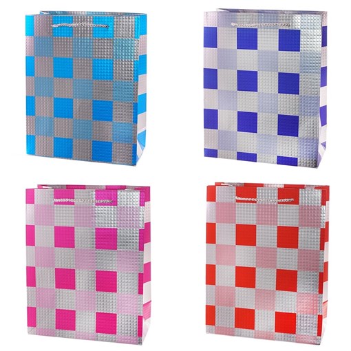 Пакет подарочный, L25 W9 H32 см , 4в. - фото 329484