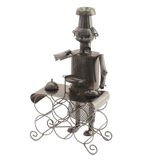 Подставка для бутылки "Повар", L33,5 W26 H61 см - фото 329564