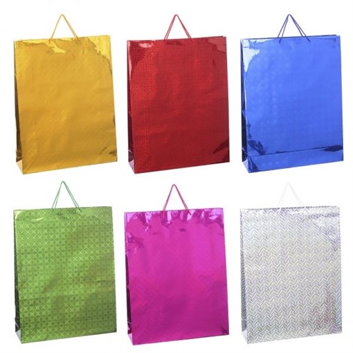 Пакет подарочный(бумага, плотность 128г/м2, блок из 12-и шт.), L43 W13 H55 см, 6в - фото 329566