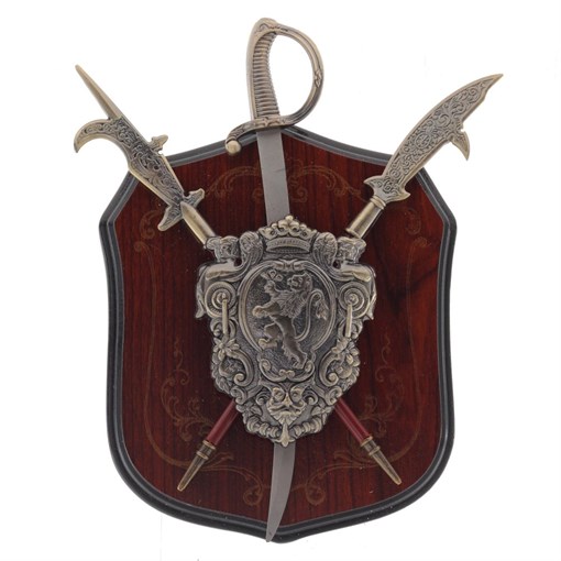 Панно "Рыцарские доспехи", L20 W3,5 H24,5 см - фото 329692