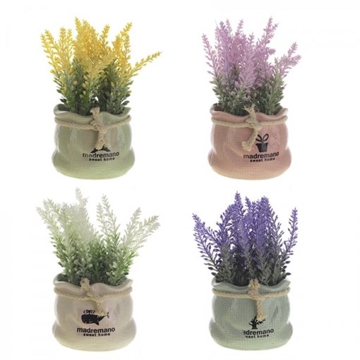 Цветочная композиция, L10 W8 H18 см, 4в. - фото 329727