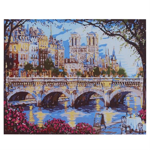 Набор для творчества (краски, кисточка, трафарет), L40 W2,5 H30 см - фото 329802