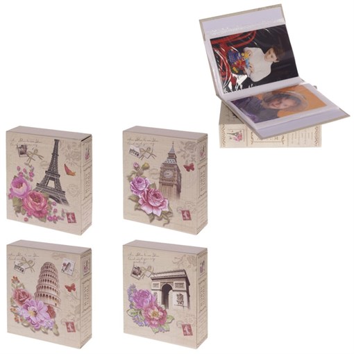 Фотоальбом для 40 фото 10*15, L14 W17 H4,5 см, 4в. - фото 329919