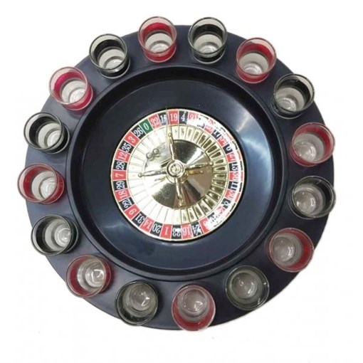 Игра настольная (питейная) "Рулетка", L30 W30 H7 см - фото 329932