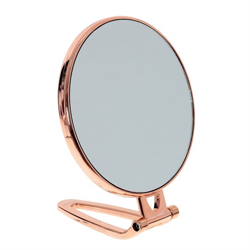 Зеркало настольное двустороннее с увеличением, L15 W12 H18 см - фото 329981