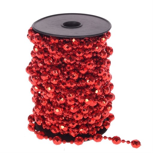 Украшение новогоднее Бусы "Шарики", D10 мм, L10 м - фото 330027