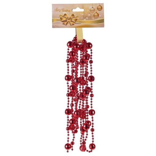 Украшение новогоднее "Бусы", D14 см, L1,4 W1,4 H207 см - фото 330045