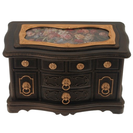 Шкатулка для украшений музыкальная, L21 W12,5 H13 см - фото 330220