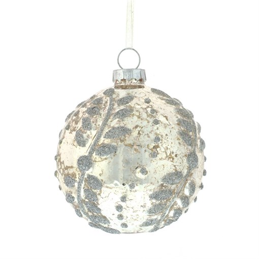 Украшение новогоднее Шар "Омела", D8 см - фото 331025