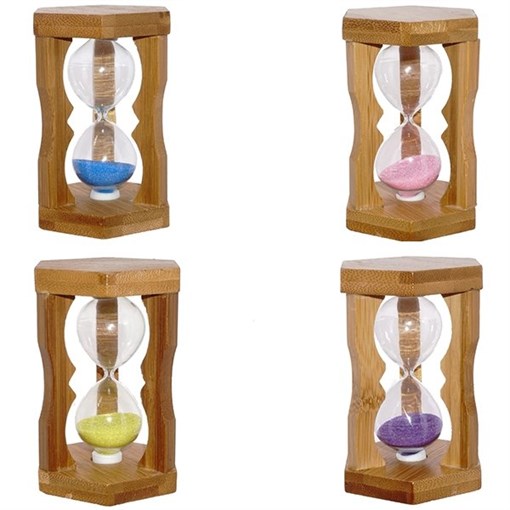 Часы песочные (2 мин. 50 сек.), L6 W7 H10 см, 4в. - фото 331803