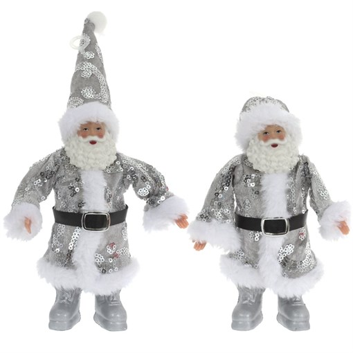 Дед Мороз, L12 W4 H24 см (без колпака Н17 см), 2в. - фото 335187