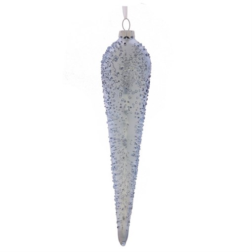 Украшение новогоднее "Сосулька", L5 W5 H19 см - фото 335446