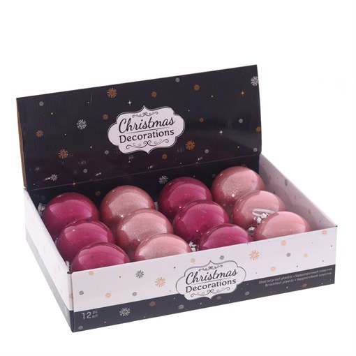 Украшение новогоднее "Шар", набор из 12 шт, L43 W33 H27 D10 см - фото 335536