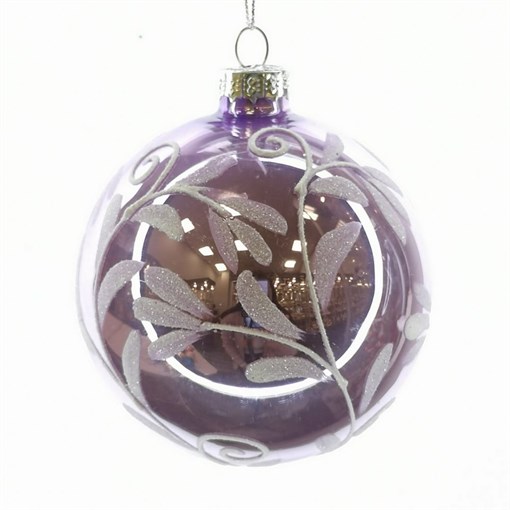 Украшение новогоднее "Шар", D8 см - фото 335545