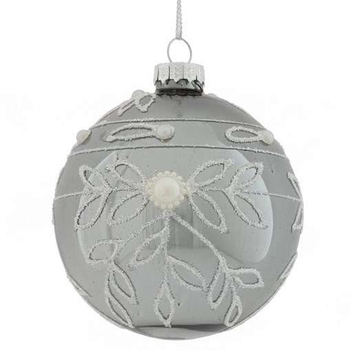Украшение новогоднее "Шар", D8 см - фото 335560