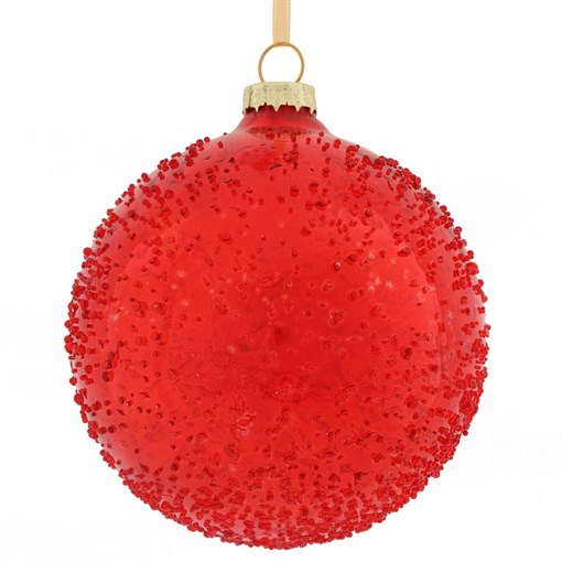 Украшение новогоднее "Шар", D10 см - фото 335603