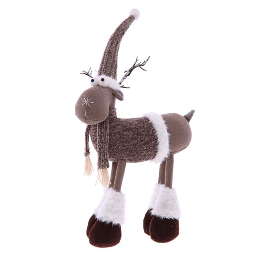 Игрушка набивная "Олень", L20 W9 H60 см/L20 W9 H39 см - фото 335704