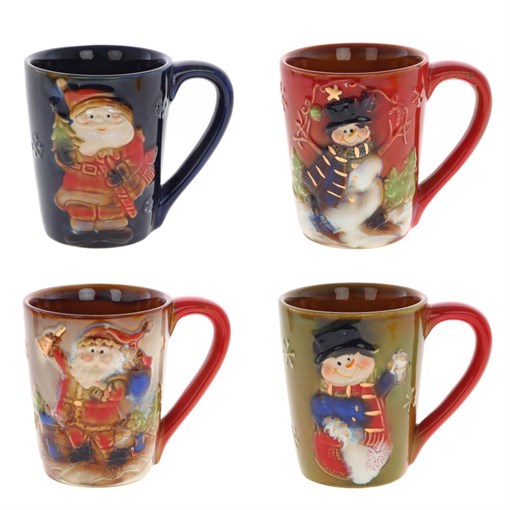 Кружка, L12 W8,5 H10,5 см, 300 мл, 4в. ( в подарочной упаковке) - фото 335774