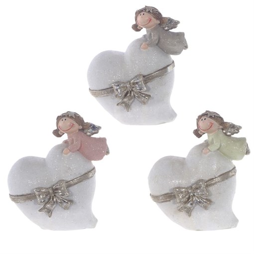 Фигурка декоративная "Ангел", L10 W6 H12 см, 3в. - фото 335836