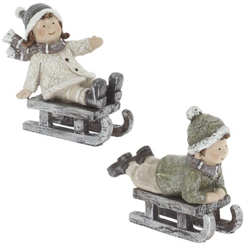 Фигурка декоративная "Ребенок", L11 W6 H11 см, 2в. - фото 336064