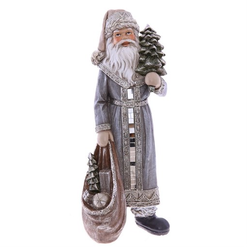 Фигурка декоративная "Дед Мороз", L13 W11,5 H31,5 см - фото 336088
