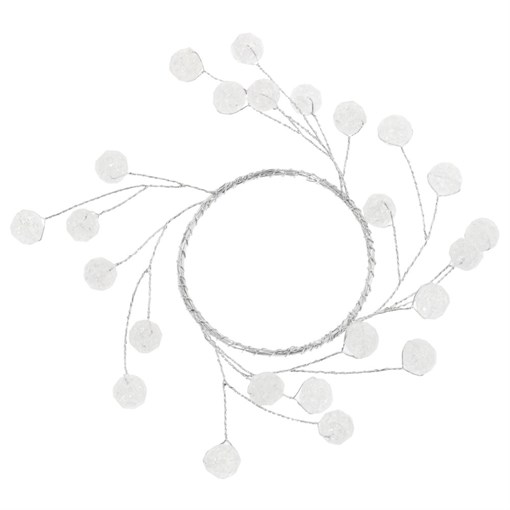 Изделие декоративное "Венок" для свечи, L13 W13 H3 см - фото 336266