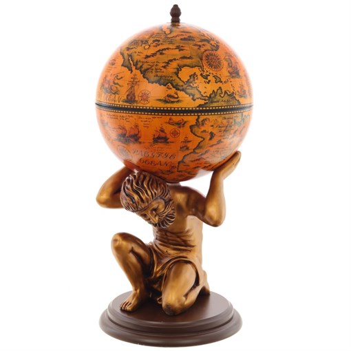 Глобус-бар, L41 W41 H83 см - фото 337749