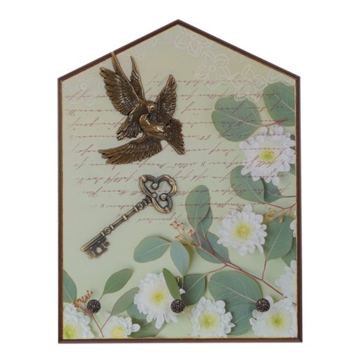 Ключница, L21 W3 H28 см - фото 342934